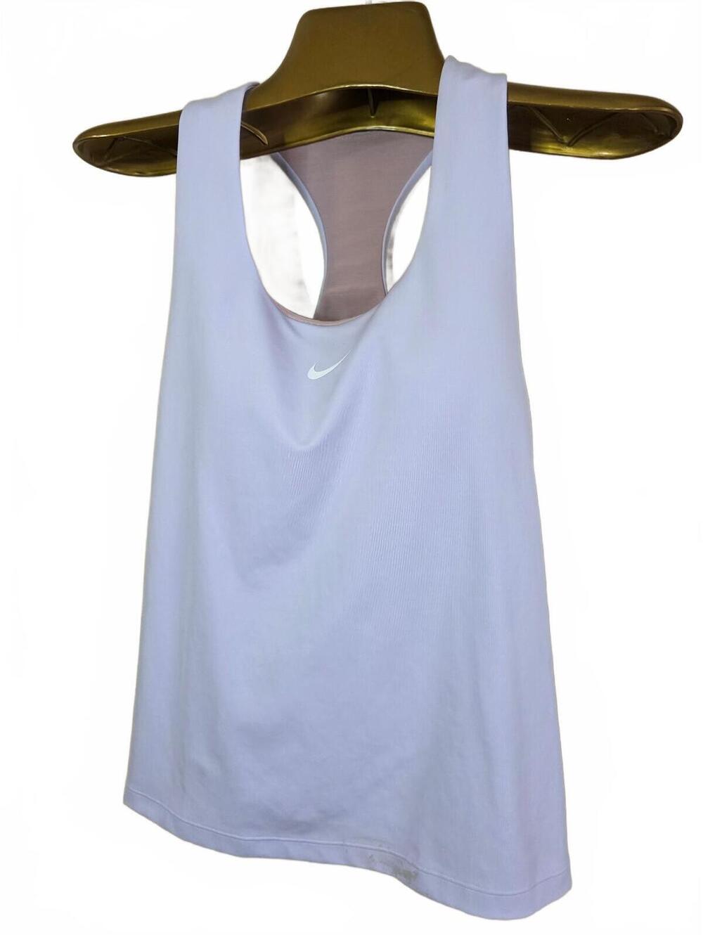 Nike Women's Racerback Athletic Tank Top Light Blue Size Medium